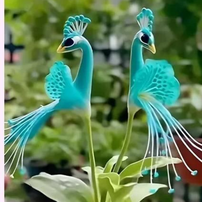 Vibrant Peacock Flower Seeds – Grow Exotic Multi-Color Blooms at Home | Pack of 20 Seeds