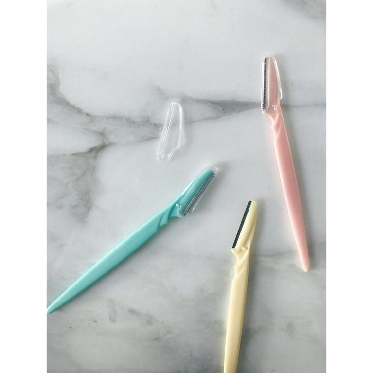 Facial, Eyebrow & Face Hair Removal Razors – 15 Razor Bundle (5 Packs)