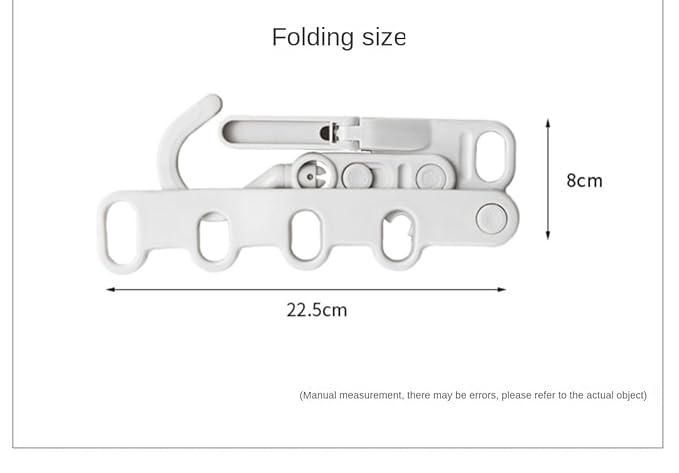 Dry Clothes Anywhere Rack – Portable 5-Slot Clothes Dryer for Travel & Modern Homes