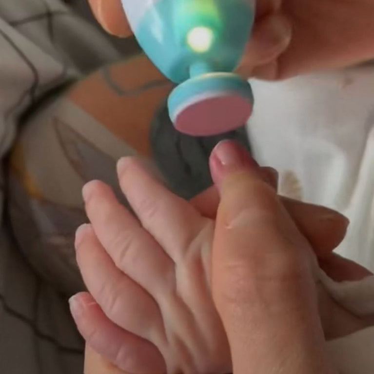 Baby Nail Clippers with LED Light – Blue