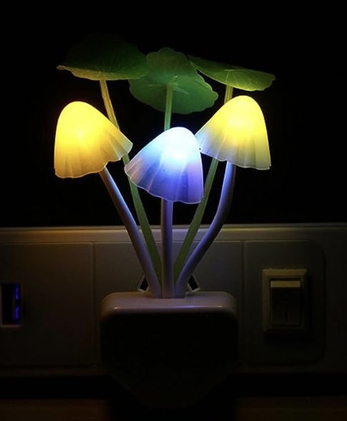 Mushroom Lamp Automatic Sensor Light Multi-Color Changing Best Night Avatar LED Bulbs