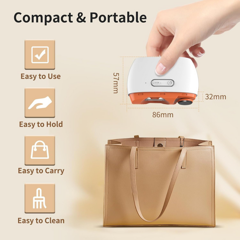 Rechargeable Electric Nail Clipper & Polisher 2-in-1