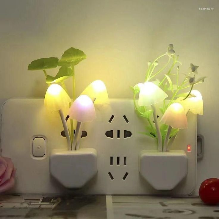Mushroom Lamp Automatic Sensor Light Multi-Color Changing Best Night Avatar LED Bulbs