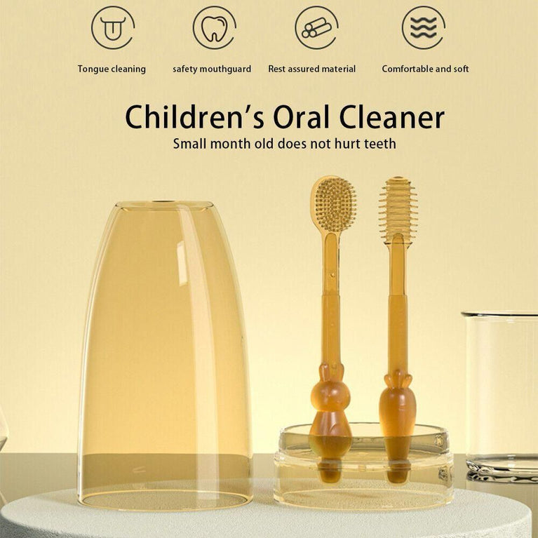 Soft Silicone Bristle Oral Care Toothbrush For Baby