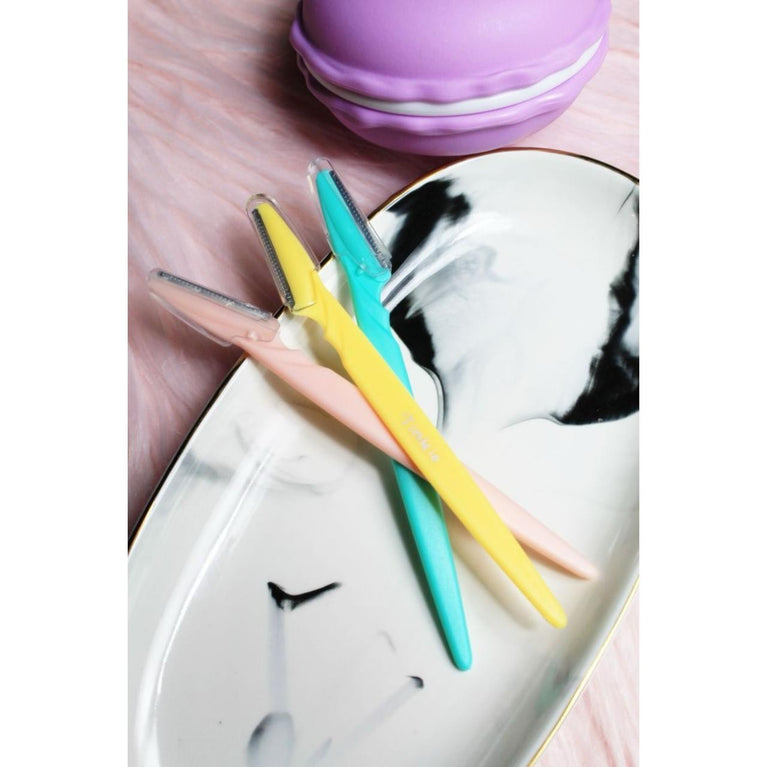 Facial, Eyebrow & Face Hair Removal Razors – 15 Razor Bundle (5 Packs)