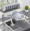 Drain Shelf Dish Drying Rack Kitchen Drawer Organizer