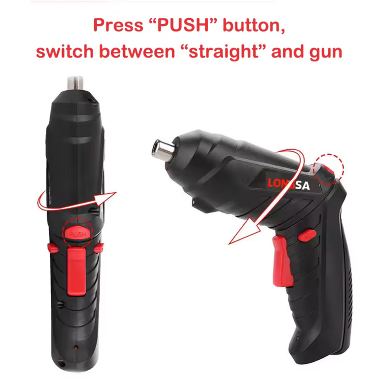 Cordless Electric Screwdriver Set – 47 in 1 Rechargeable Screwdriver Kit