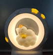 Sleeping Cat LED Night Light Lamp with Touch Control