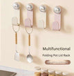 Pot Lid Holder With Suction Cup