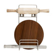Stainless Steel Rolling Pin Holder Chakla Belan Stand