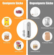 Portable Mini Sealing Machine 2 in 1 USB Rechargeable Magnetic Bag Sealer Heat Seal with Cutter