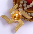 Brass Swastik Diya