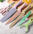 6 Pieces Kitchen Knife Set
