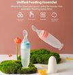 Premium Baby Food Squeeze Feeder Spoon, No-Mess Feeding Solution