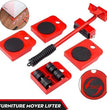 Furniture Lifter -Furniture Lifter Mover Tool Set Heavy Duty Furniture Shifting Lifting Moving Tool with Wheel Pads