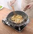Multifunctional Frying Pan Basket Stainless Steel Folding Strainer