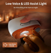 Rechargeable Electric Nail Clipper & Polisher 2-in-1