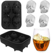 3D Skull Silicon Ice Cube Tray