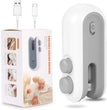 Portable Mini Sealing Machine 2 in 1 USB Rechargeable Magnetic Bag Sealer Heat Seal with Cutter