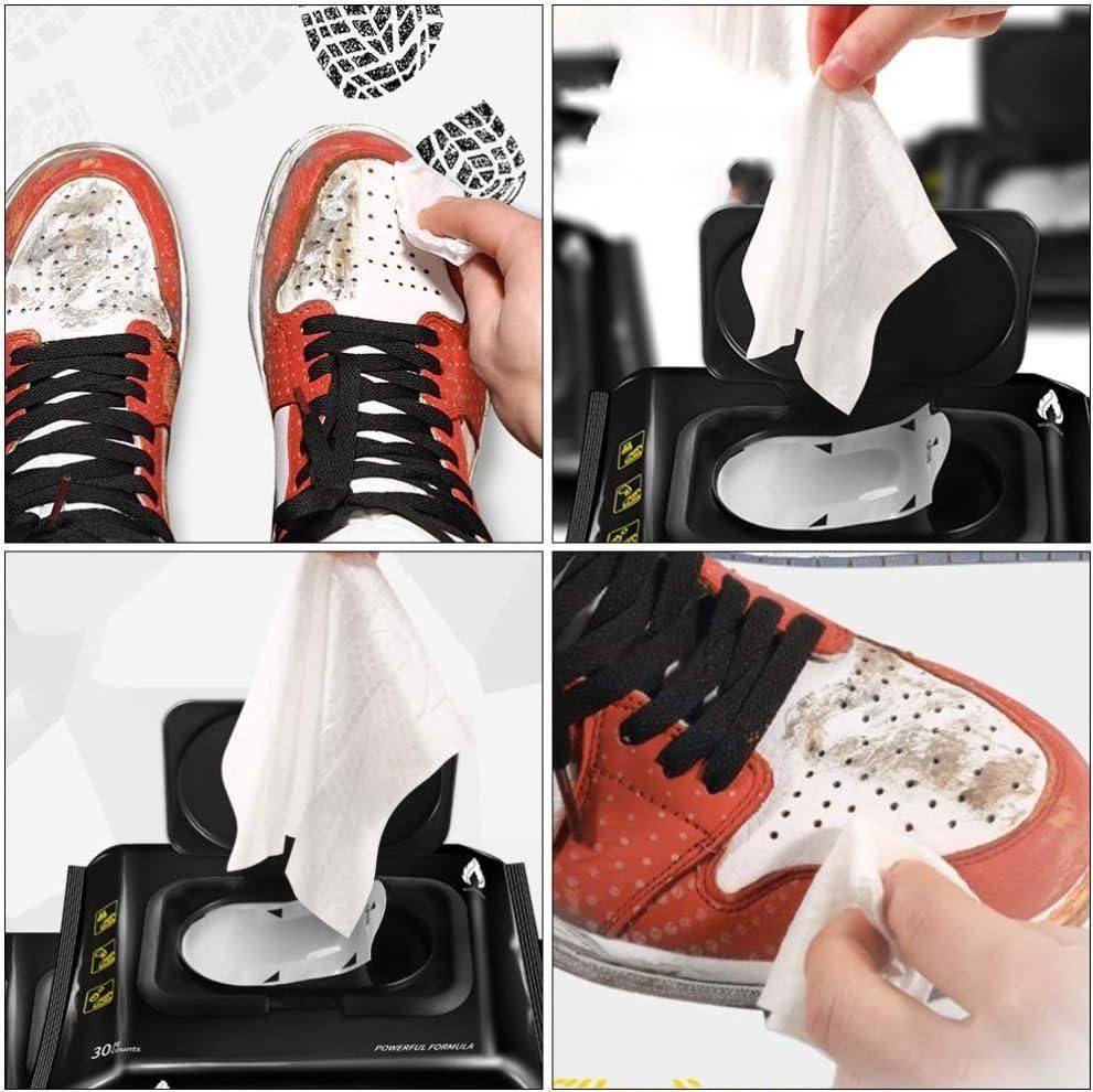 Natural Sneaker & Shoe Cleaner Wipes - 1 Pack of 80 Wipes