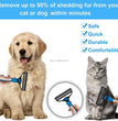 2 in 1 Deshedding Grooming Undercoat Brush