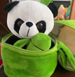 Cute Panda Plush with Bamboo