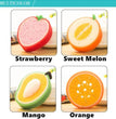 Cleaning Sponge- Fruits Shaped Kitchen/Bathroom Wash Cleaning Sponge (Pack of 4)