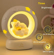 Sleeping Cat LED Night Light Lamp with Touch Control