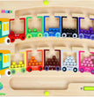 Magnetic Color & Number Maze Montessori Wooden Puzzle Game Board