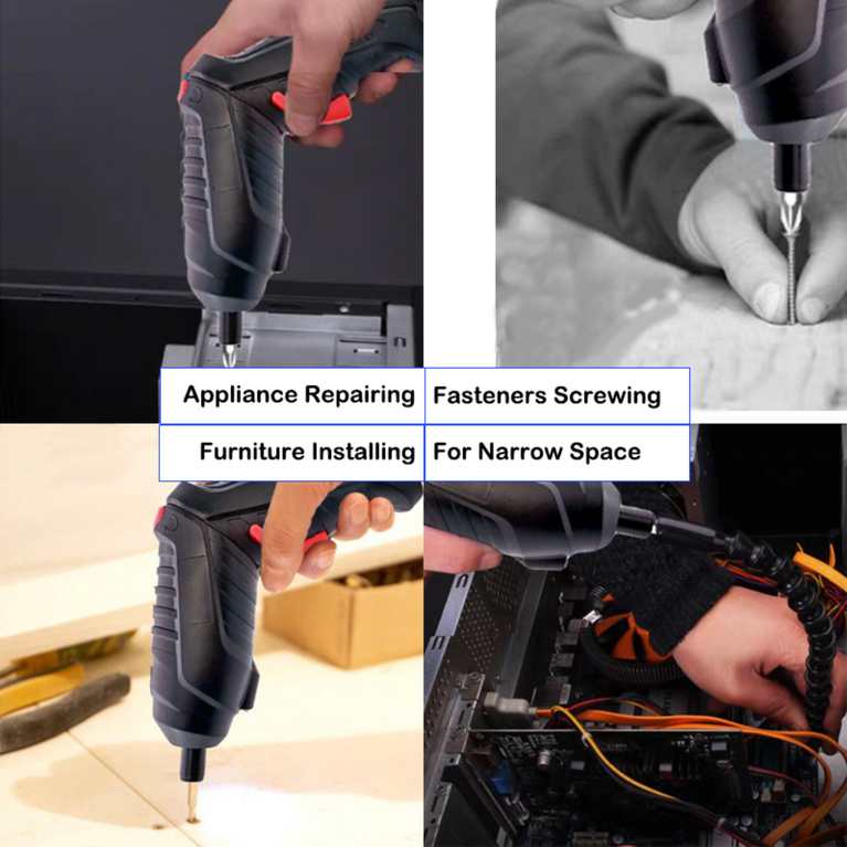 Cordless Electric Screwdriver Set – 47 in 1 Rechargeable Screwdriver Kit