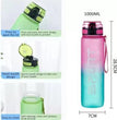 Sport Print Water Bottle Gym Water Bottle For Outdoor