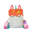 Pop It Bag for Girls -P- Unicorn sling Bags for Girls Kids Sling Bags