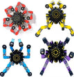 Transformation Robot Fidget Spinner Anti Stress Deformation Gyro Fidget Toys for Adults ( pack of 1 )