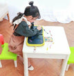 Erasable Doodle Slate Painting Kit for Kids Drawing Book with Wet Wipes & Colors for Kids