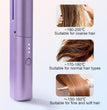 Meneflix Portable Mini Hair Straightener Cordless Rechargeable Mini Adjustable Hair Straightener Hot Comb