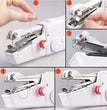 Stitch Handheld Cordless Portable White Sewing Machine