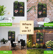 Vertical Hanging Wall Planter for Balcony/Indoors
