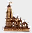 Decorative Showpiece Wood Temple for Gift