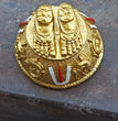 Gold Plated Antique Lord Balaji Charan Paduka