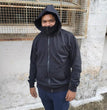 Men's Full Sleeves Zipper Hoodie with Mask