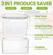 Kitchen Food Storage Containers Set (Pack of 2)