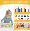 Magnetic Color & Number Maze Montessori Wooden Puzzle Game Board