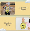 Beetle Baby Straw Sipper Bottle – BPA-Free with Adjustable Straps