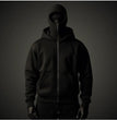 Men's Full Sleeves Zipper Hoodie with Mask