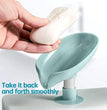Leaf Shape Self Draining Soap Holder