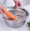 Stainless Steel Kitchen Drain Basket Set 3 in 1