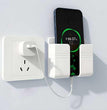Wall Mounted Mobile Holder With Adhesive Strips& Charging Holder
