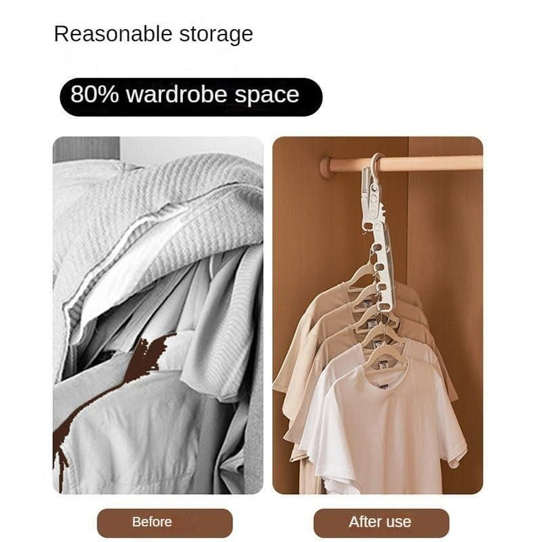 Dry Clothes Anywhere Rack – Portable 5-Slot Clothes Dryer for Travel & Modern Homes