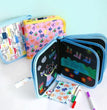 Erasable Doodle Slate Painting Kit for Kids Drawing Book with Wet Wipes & Colors for Kids