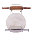 Stainless Steel Rolling Pin Holder Chakla Belan Stand